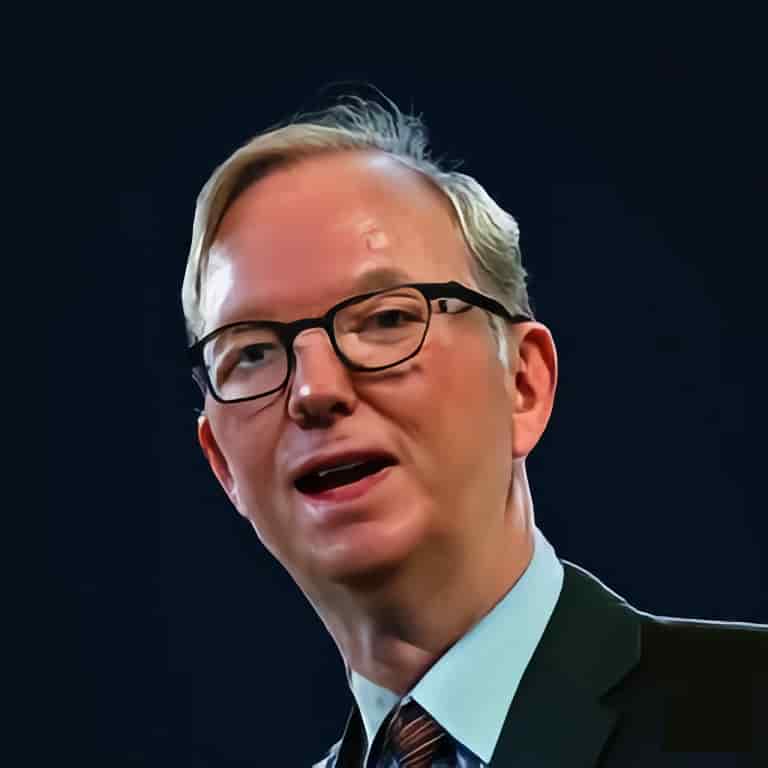 Eric Schmidt, ex-CEO of Google.