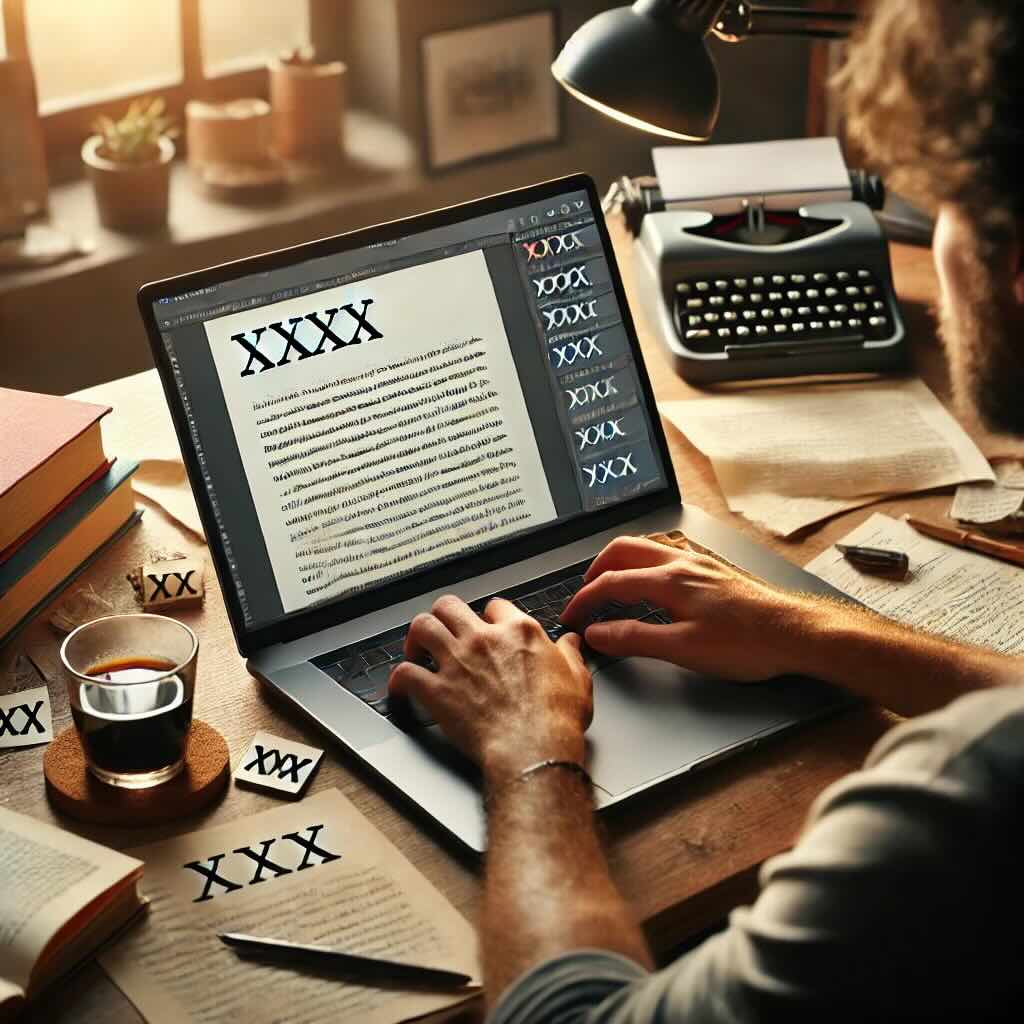 Using placeholders in novel writing