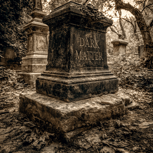 Tombstone for Dark Matter.